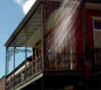 GHOST ON THE FRENCH QUARTER BALCONY SEEM MORE ACTIVE THESE DAYS PHOTO FROM NEIL B..