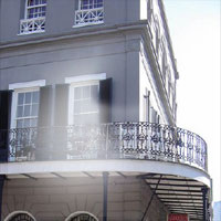 Lalaurie house Balcony ghosts, Photo by Leslie Frye.