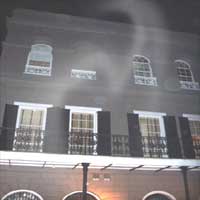 A strange mist on a clear haunted walking ghost tour in the New Orleans French quarter reports Teddy Colbms.