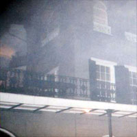 Madame and Dr. Lalaurie on an upper balcony says Ian Davies.