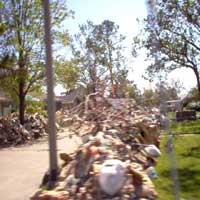 ghosts and debris of hurricane katrina, photo sent to us from Ron, Harrison