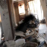 SHADOW GHOSTS IN KATRINA SOAKED HOUSE SENT TO US FROM LONNIE C.