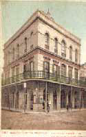 A 1906 postcard of Laulaurie house. Ghost stories of this famous house die hard.