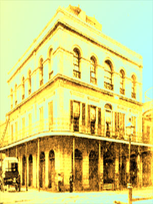 The legend goes that on April 11, 1834, a slave goaded by the cruelties heaped upon her, set fire to Mme. Lalaurie's kitchen. Some say the old woman had a dream the night before that she was fleeing the house in flames.